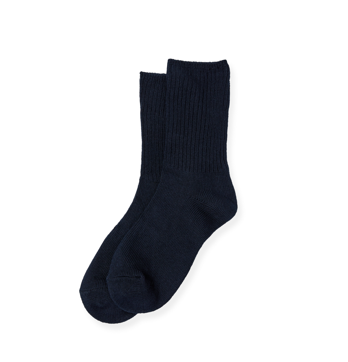 Navy Crew Socks