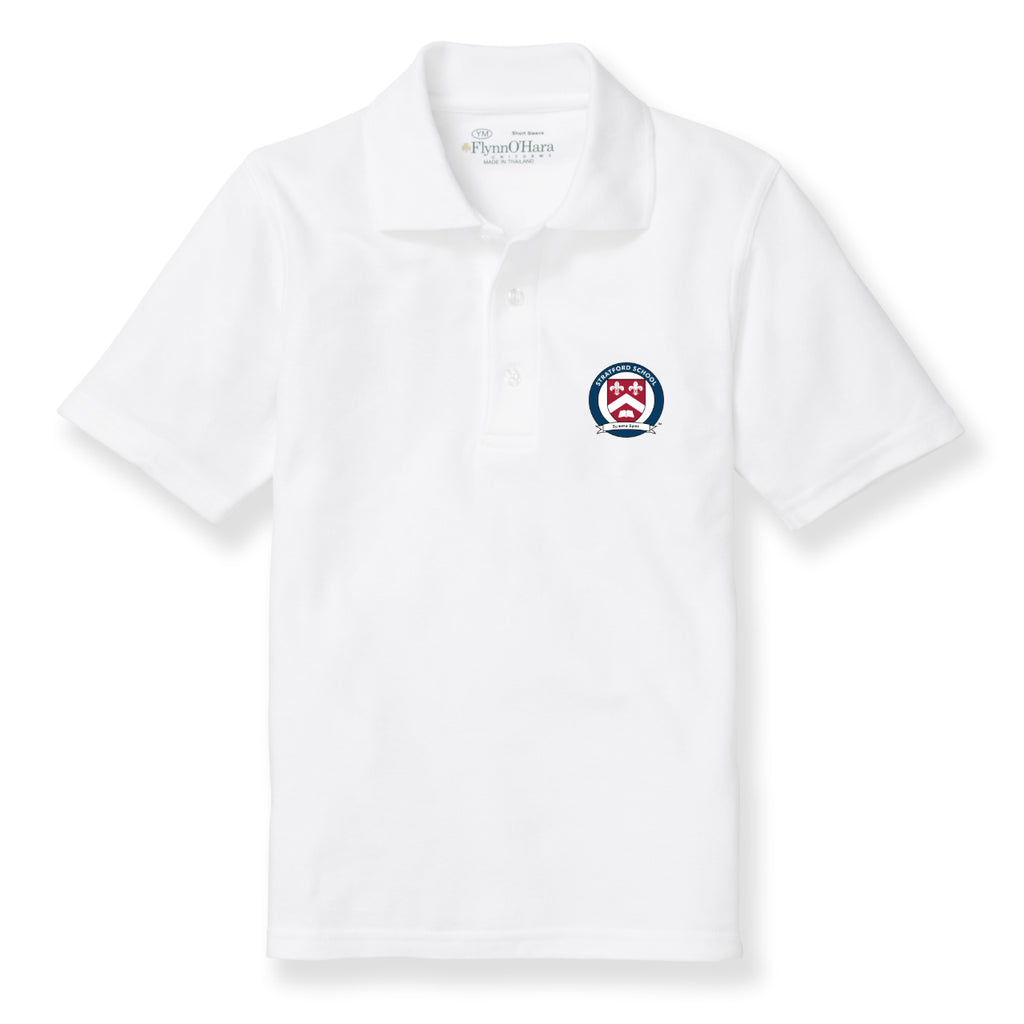 Long Sleeve Pique T Shirt White