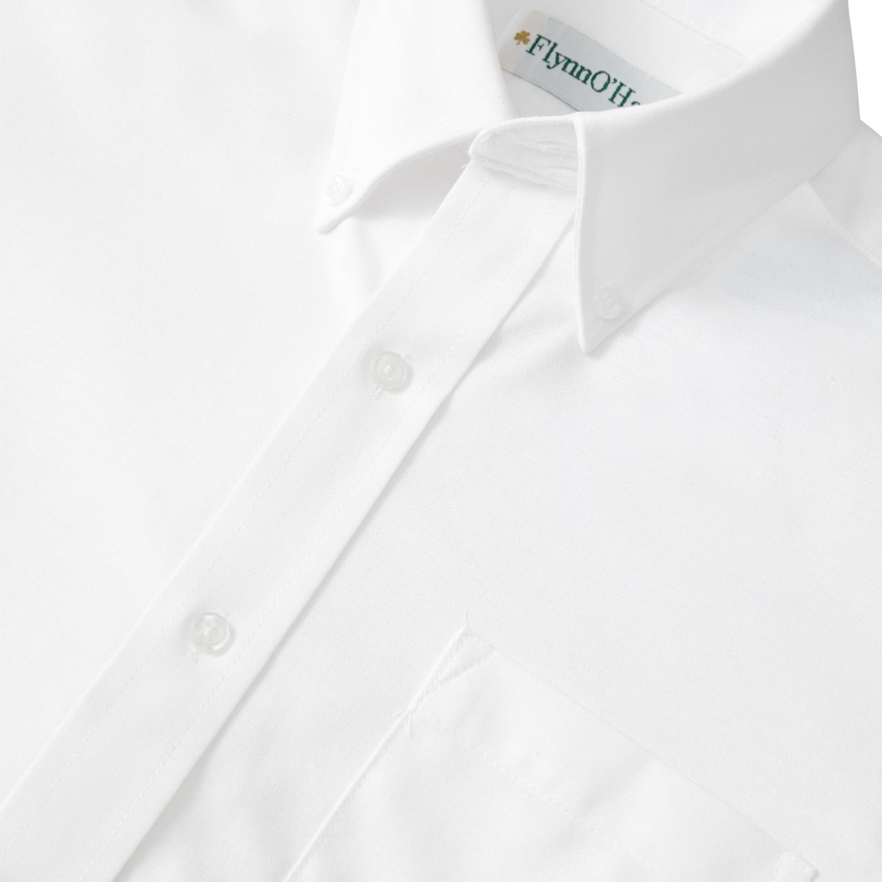 White Short Sleeve Oxford Shirt