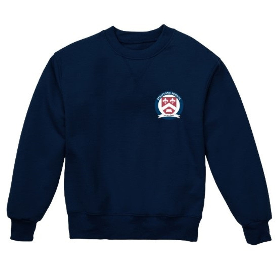 Heavyweight Sweatshirt with Crest Logo