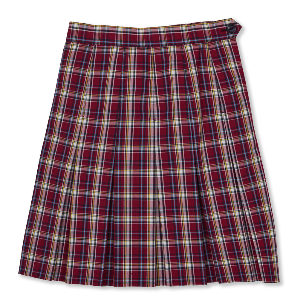 Alexander Plaid Stitched Down Box Pleat Skirt main image 1