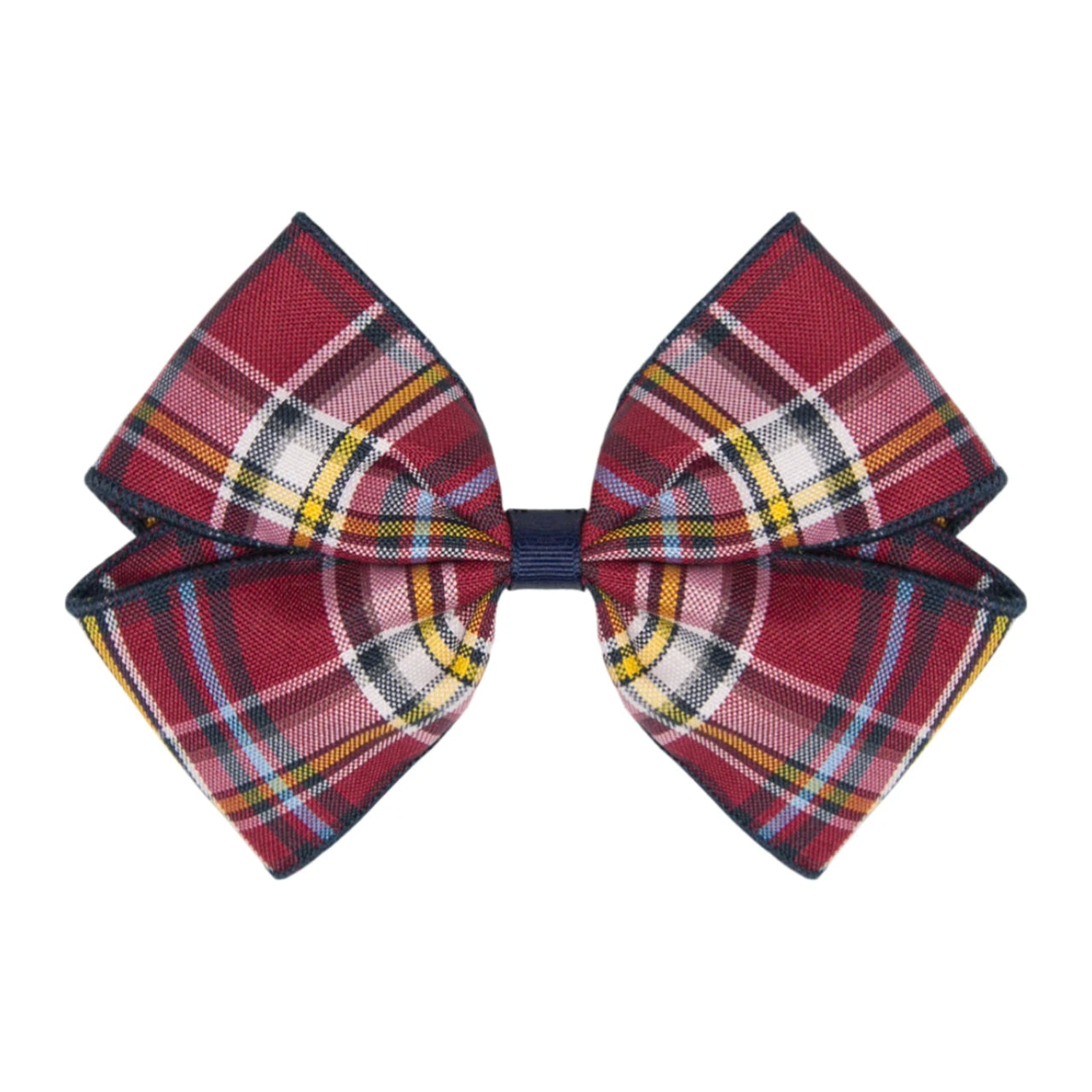 Plaid Barrette Bow