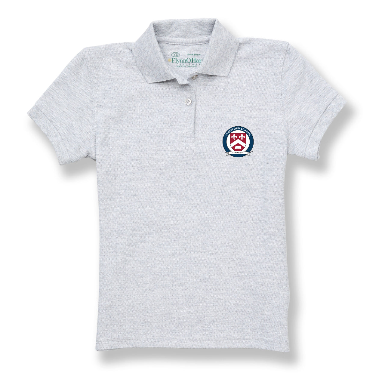 Ash Girls Short Sleeve Pique Polo Shirt