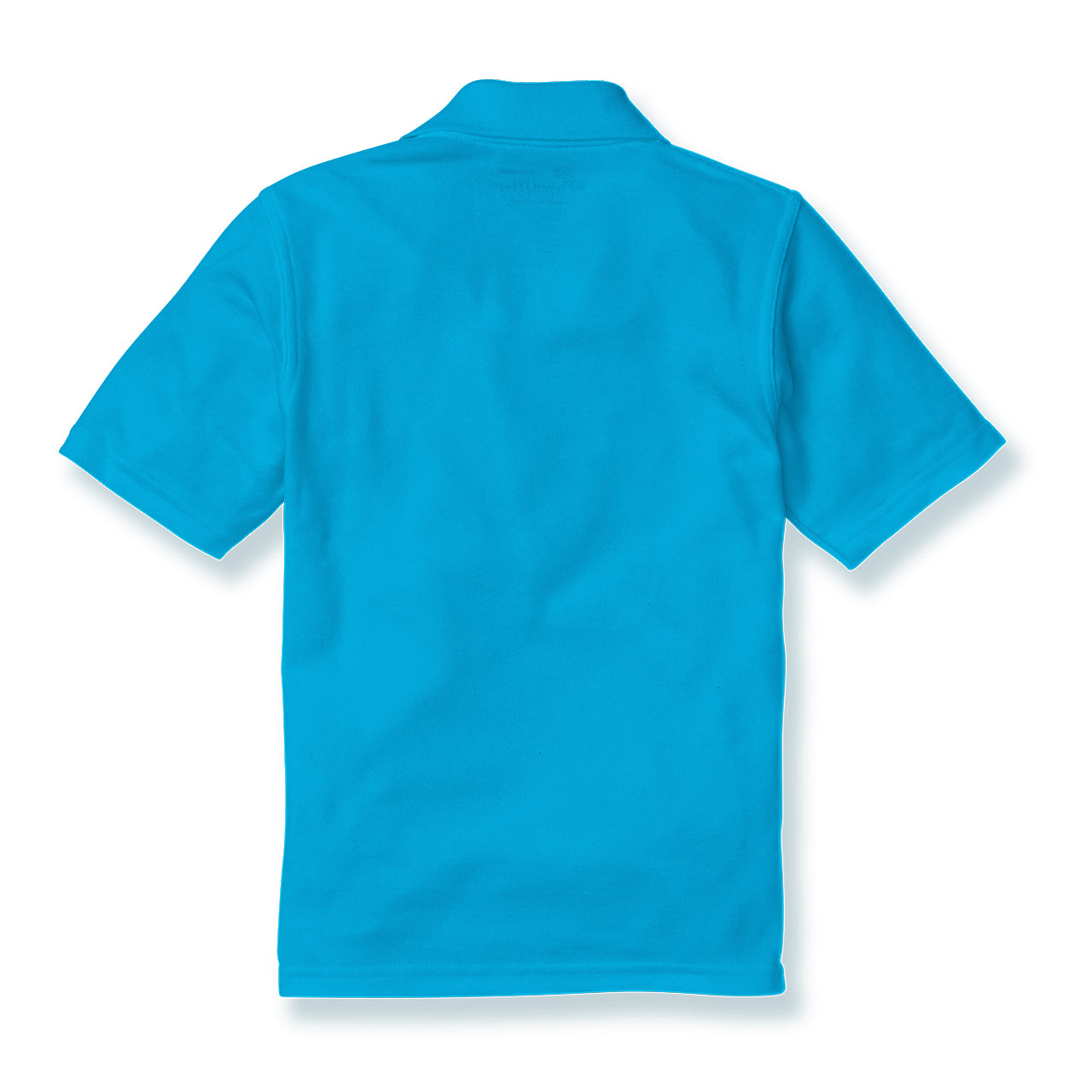 Cornflower Short Sleeve Pique Polo Shirt